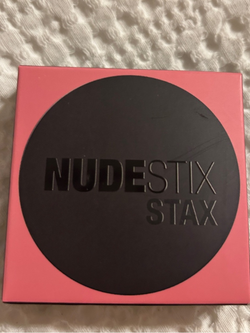 NUDESTIX STAX Compact in Pink Love with Black Logo
